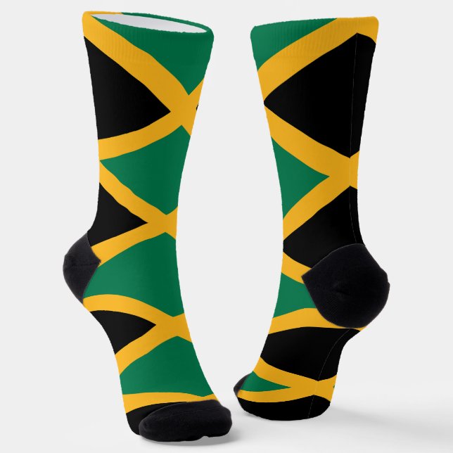Chaussette Drapeau de la Jamaïque (Angulaire)