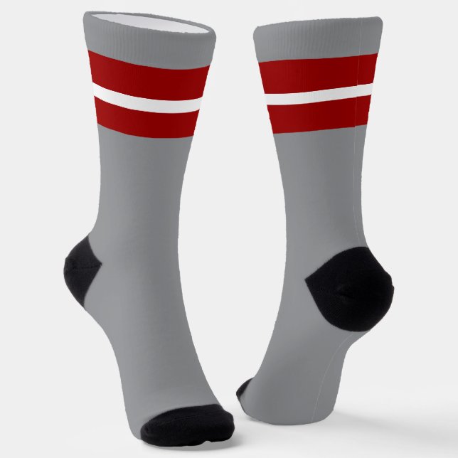 Chaussette Drapeau de la Lettonie (Angulaire)