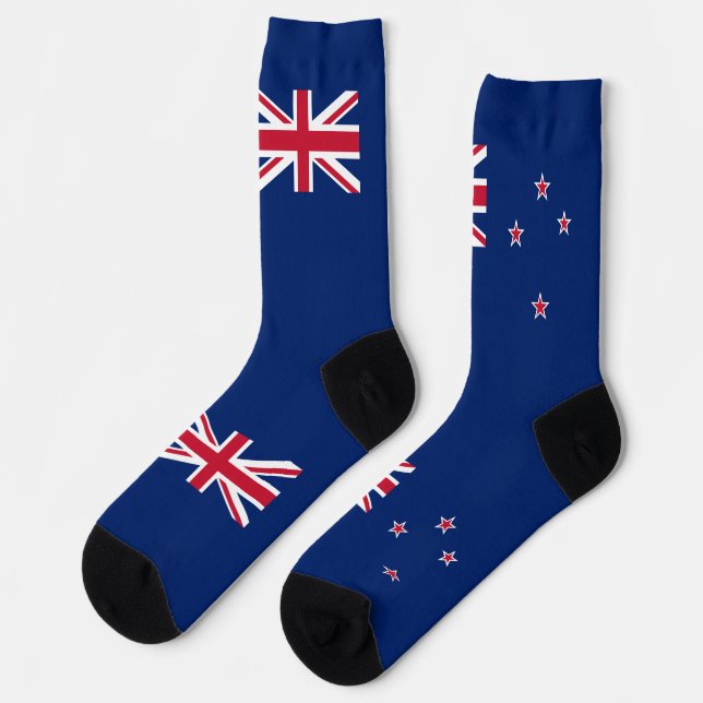 Chaussette Drapeau de la Nouvelle-Zélande (Gauche)