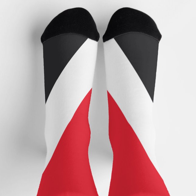 Chaussette Drapeau de la Principauté de Sealand (Haut)