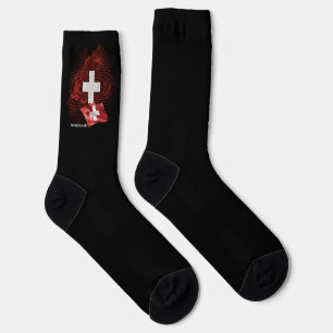 Chaussette drapeau de la Suisse
