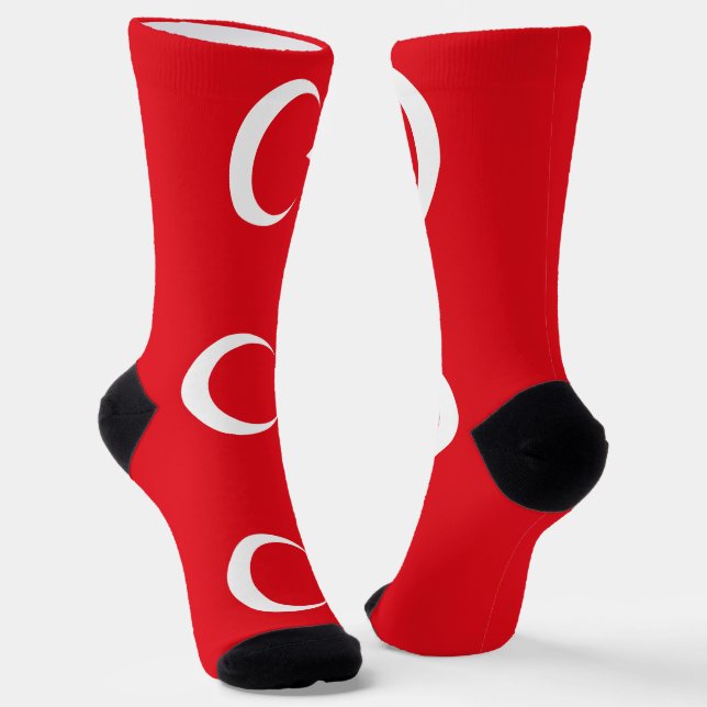 Chaussette Drapeau de la Turquie (Angulaire)