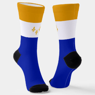 Chaussette Drapeau de la ville de La Nouvelle-Orléans (Louisi