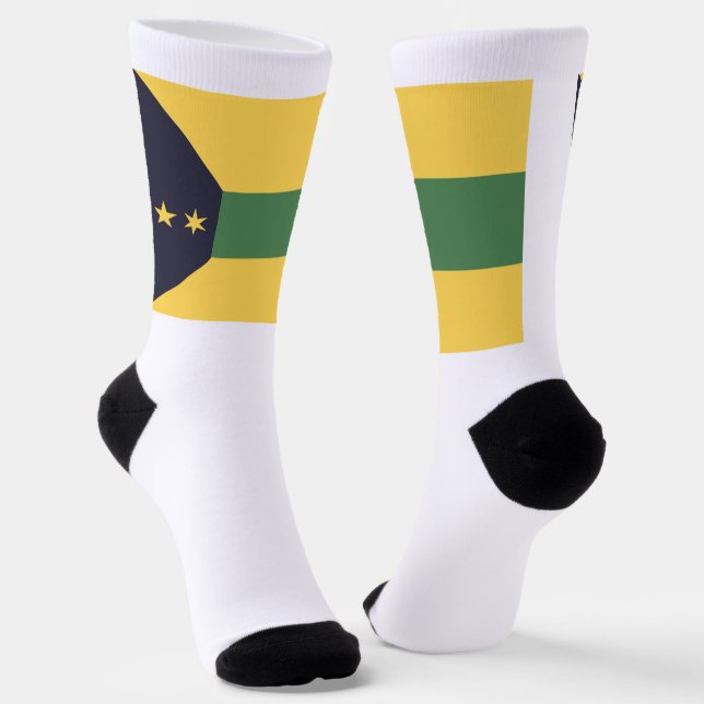 Chaussette Drapeau de la ville de Rock Springs (Wyoming) (Angulaire)