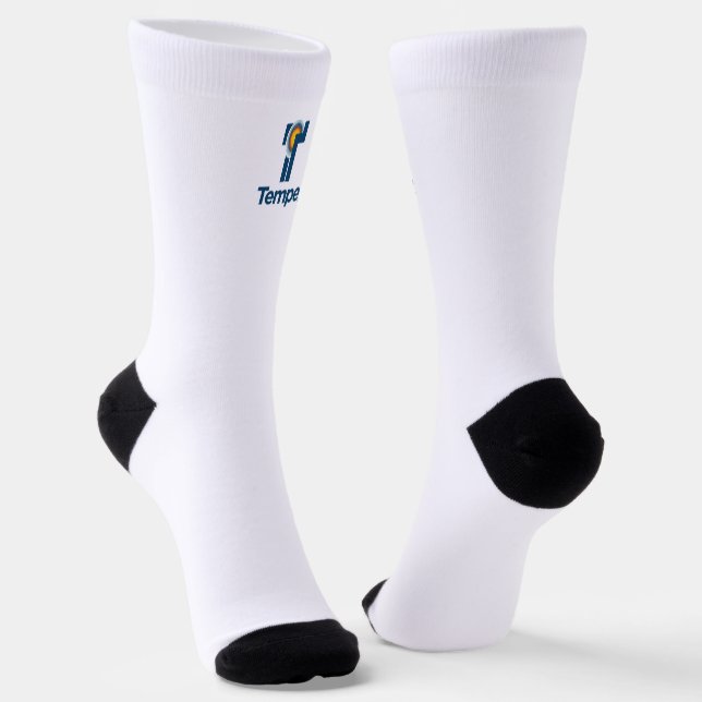 Chaussette Drapeau de la ville de Tempe (Arizona) (Angulaire)