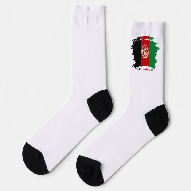 Chaussette Drapeau de l'Afghanistan (Gauche)
