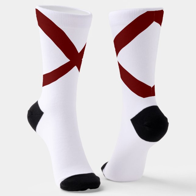 Chaussette Drapeau de l'Alabama (Angulaire)