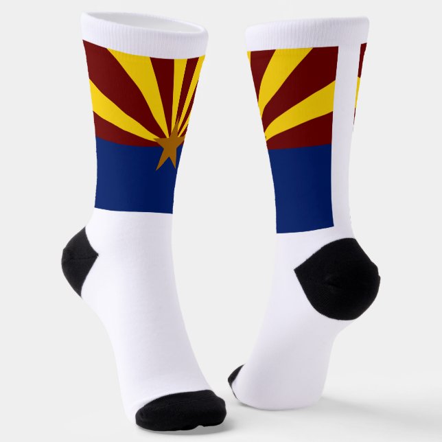 Chaussette Drapeau de l'Arizona (Angulaire)