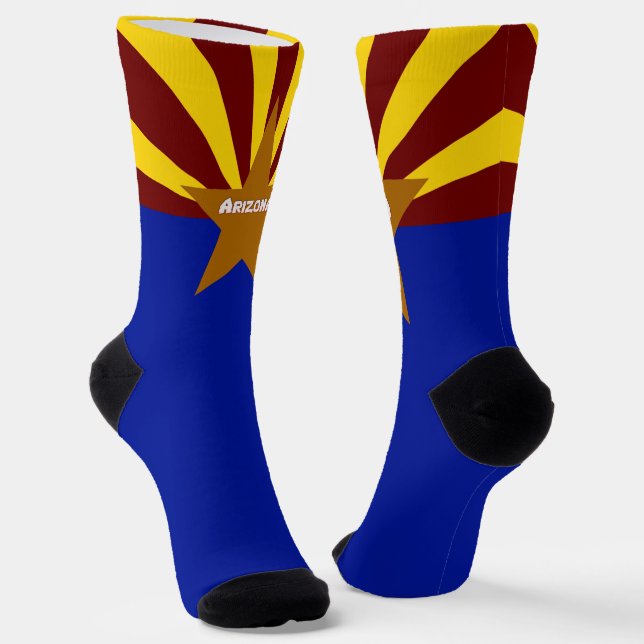 Chaussette Drapeau de l'Arizona (Angulaire)