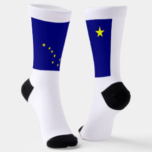 Chaussette Drapeau de l'État d'Alaska