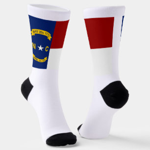 Chaussette Drapeau de l'État de Caroline du Nord