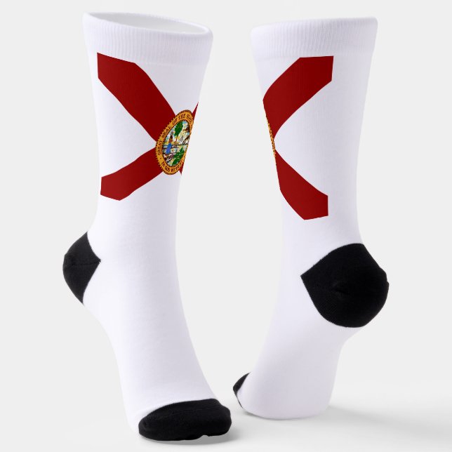 Chaussette Drapeau de l'État de Floride (Angulaire)