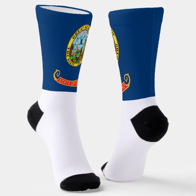 Chaussette Drapeau de l'État de l'Idaho (Angulaire)