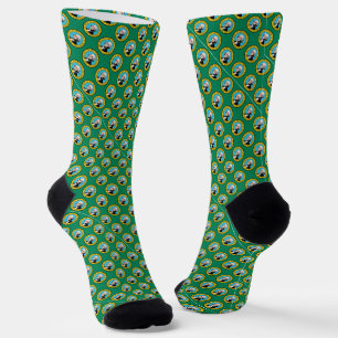 Chaussette Drapeau de l'État de Washington - États-Unis