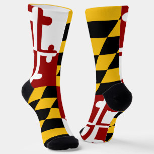 Chaussette Drapeau de l'État du Maryland