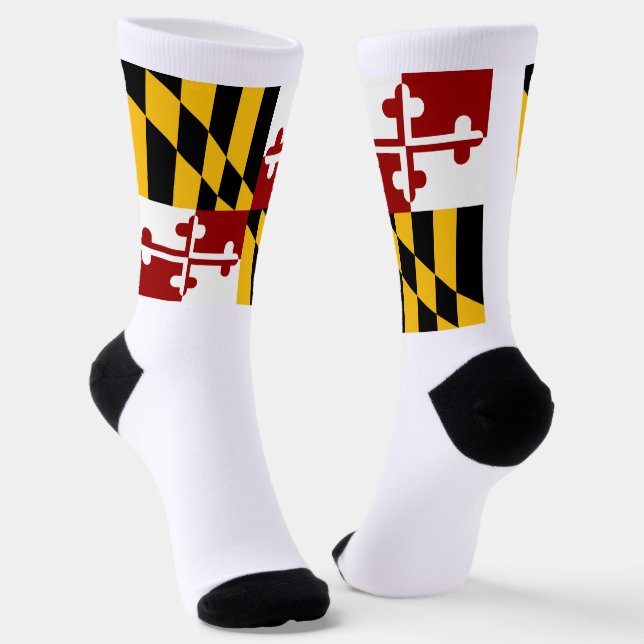 Chaussette Drapeau de l'État du Maryland (Angulaire)