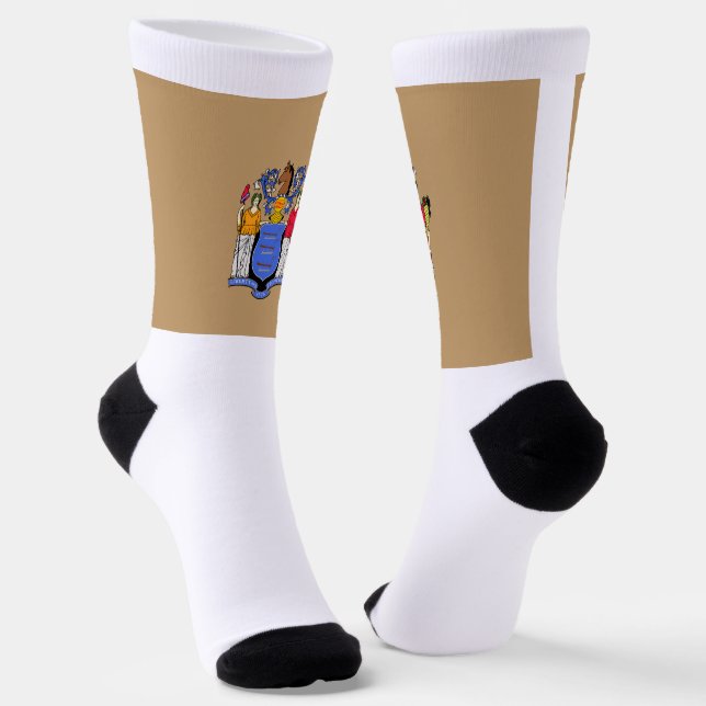 Chaussette Drapeau de l'État du New Jersey (Angulaire)