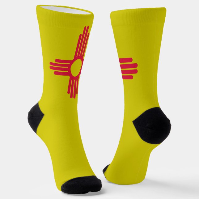 Chaussette Drapeau de l'État du Nouveau-Mexique (Angulaire)