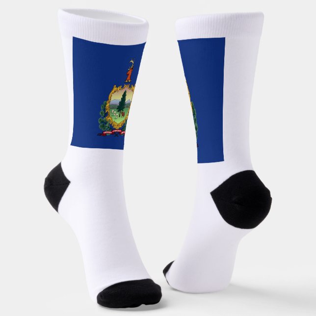 Chaussette Drapeau de l'État du Vermont (Angulaire)
