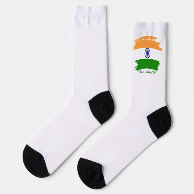 Chaussette Drapeau de l'Inde (Gauche)