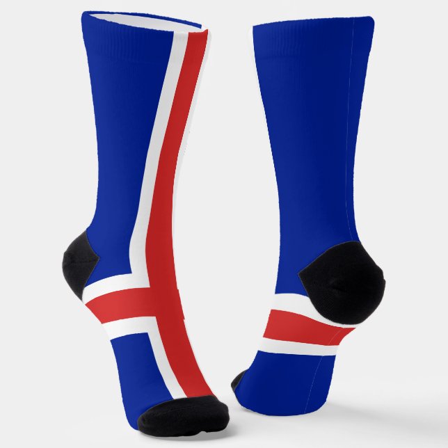 Chaussette Drapeau de l'Islande (Angulaire)