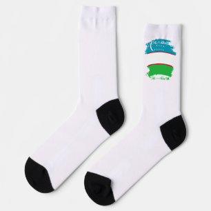 Chaussette Drapeau de l'Ouzbékistan