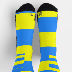 Chaussette Drapeau de l'Ukraine Bleu Jaune Thunder_Cove