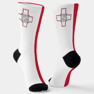 Chaussette Drapeau de Malte