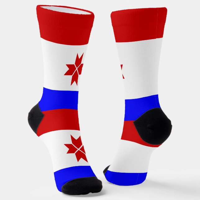 Chaussette Drapeau de Mordovie (Angulaire)