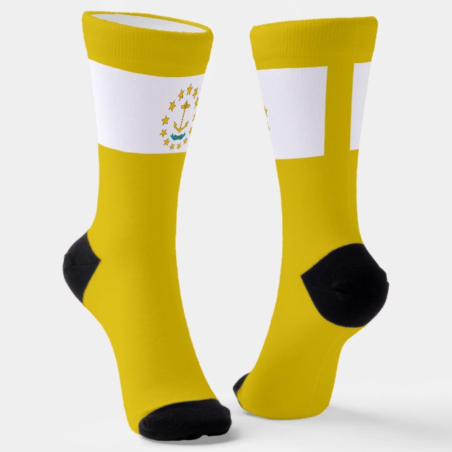 Chaussette Drapeau de Rhode Island (Angulaire)