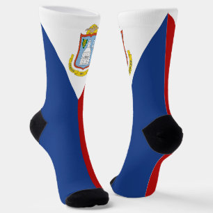 Chaussette Drapeau de Saint-Martin