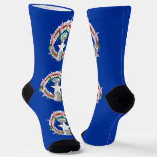 Chaussette Drapeau des Îles Mariannes du Nord