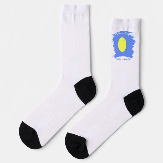 Chaussette Drapeau des Palaos (Gauche)