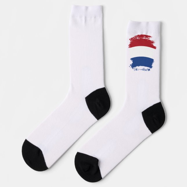 Chaussette Drapeau des Pays-Bas (Gauche)
