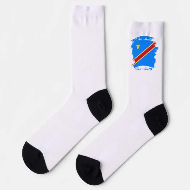 Chaussette Drapeau du Congo (Gauche)