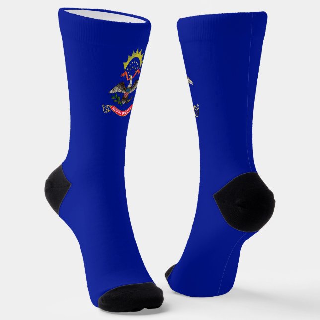 Chaussette Drapeau du Dakota du Nord (Angulaire)
