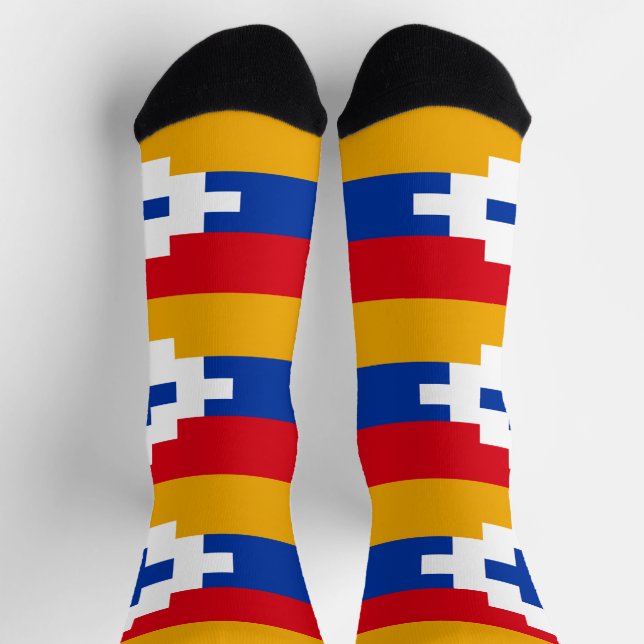 Chaussette Drapeau du Haut-Karabagh (Haut)