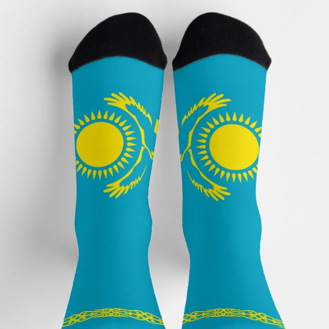 Chaussette Drapeau du Kazakhstan (Haut)