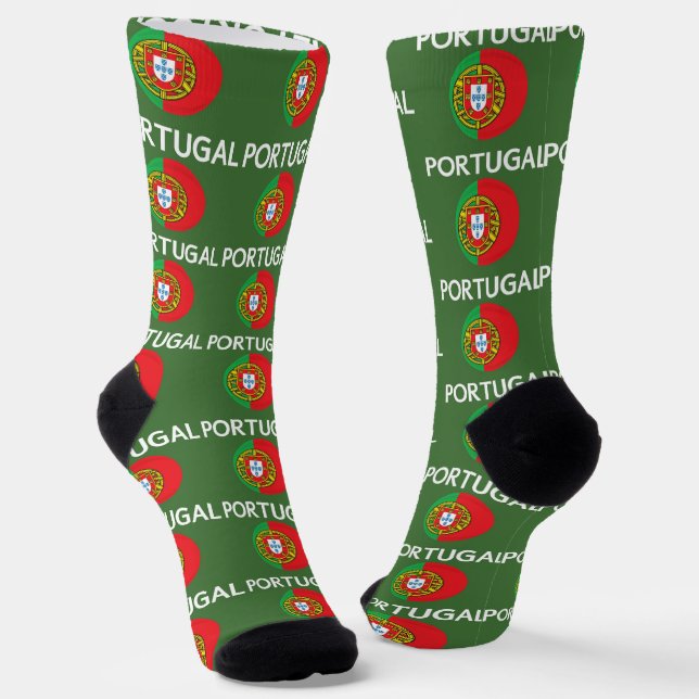 Chaussette Drapeau du Portugal (Angulaire)