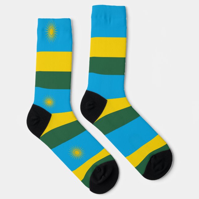 Chaussette Drapeau du Rwanda (Droite)