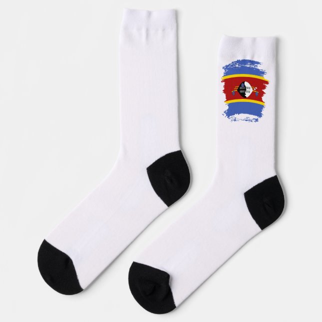 Chaussette drapeau du Swaziland (Gauche)