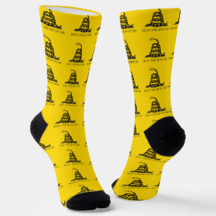 Chaussette Drapeau Gadsden jaune classique Ne marchez pas sur