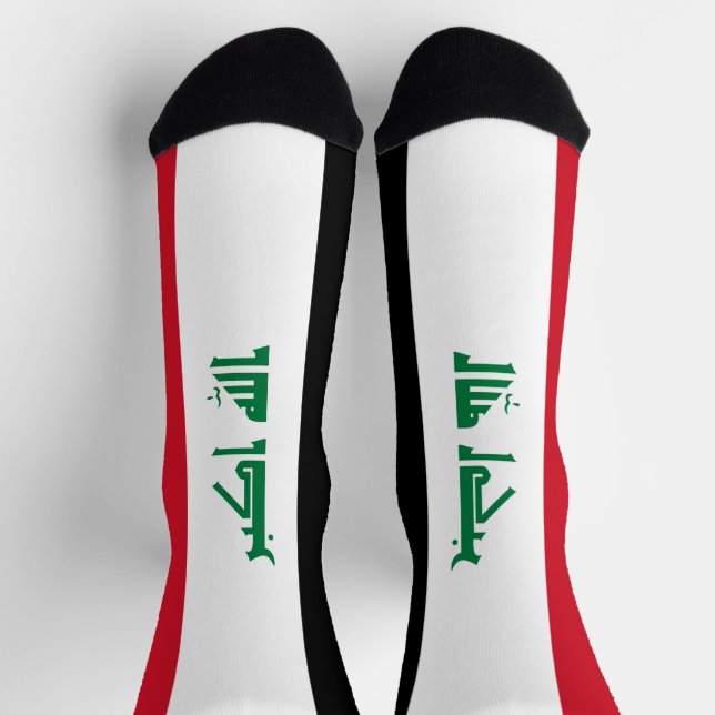 Chaussette Drapeau Iraq (Haut)