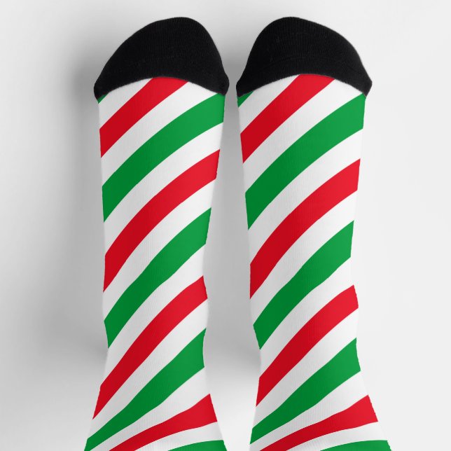 Chaussette Drapeau italien motif (Haut)