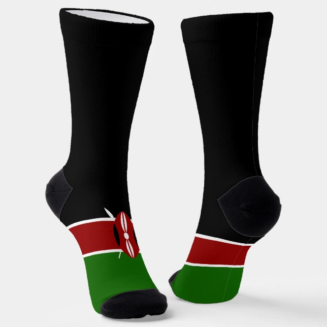 Chaussette Drapeau kényan (Angulaire)
