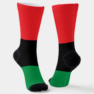 Chaussette Drapeau panafricain, histoire noire afro-américain