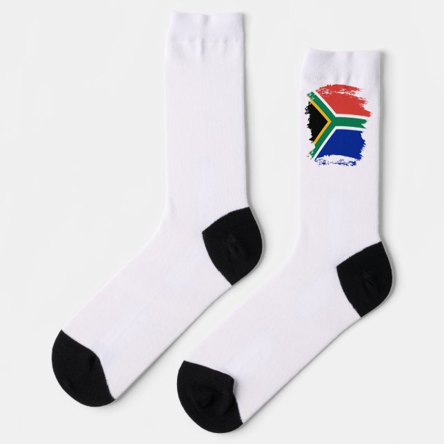Chaussette drapeau sud-africain (Gauche)