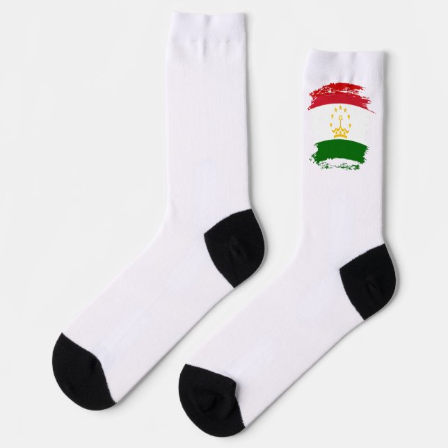 Chaussette Drapeau Tadjikistan (Gauche)