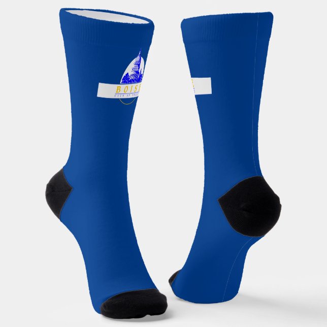 Chaussette Drapeau urbain de Boise (Idaho) (Angulaire)