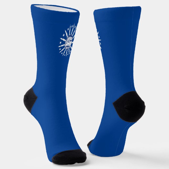 Chaussette Drapeau urbain de Buffalo (New York) (Angulaire)